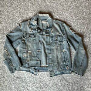 Ci Sono denim collection woman’s distressed jean jacket S